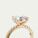 Myra | East West Oval Diamond Set Band Ring