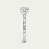 Myra | East West Oval Diamond Set Band Ring