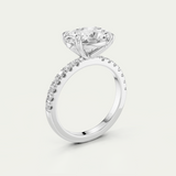 Myra | East West Oval Diamond Set Band Ring