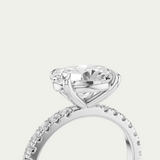 Myra | East West Oval Diamond Set Band Ring