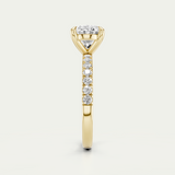 Myra | East West Oval Diamond Set Band Ring