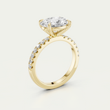 Myra | East West Oval Diamond Set Band Ring