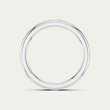 River | Oval Diamond Inlay Band