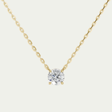 Round Diamond Solitaire Necklace