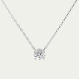 Round Diamond Solitaire Necklace