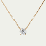 Round Diamond Solitaire Necklace