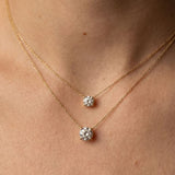 Round Diamond Solitaire Necklace